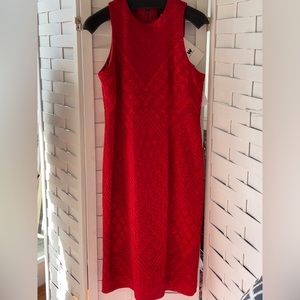 NWT W by Worth dress. Size 6, Beet Red